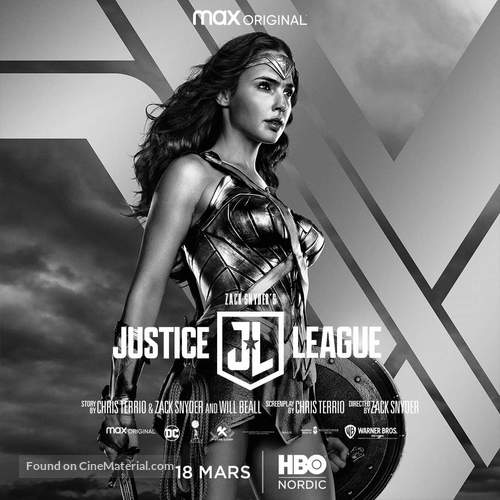 Zack Snyder&#039;s Justice League - Swedish Movie Poster