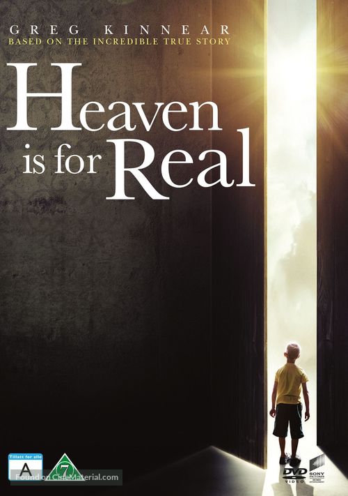 Heaven Is for Real - Danish DVD movie cover