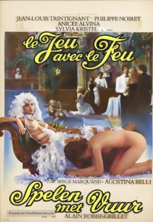 Le jeu avec le feu - French Movie Poster