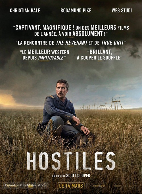 Hostiles - French Movie Poster