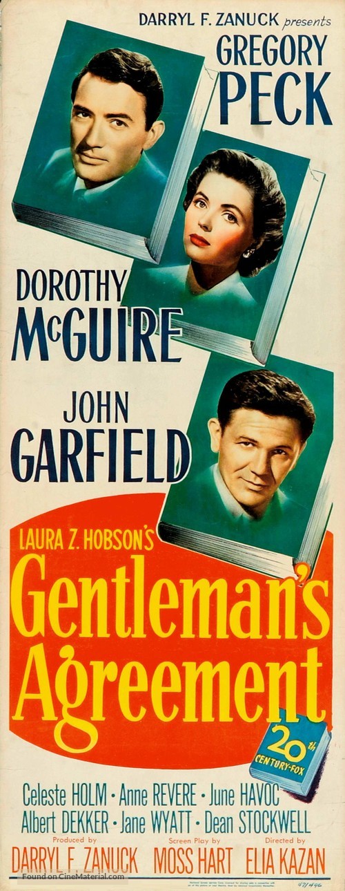 Gentleman&#039;s Agreement - Movie Poster