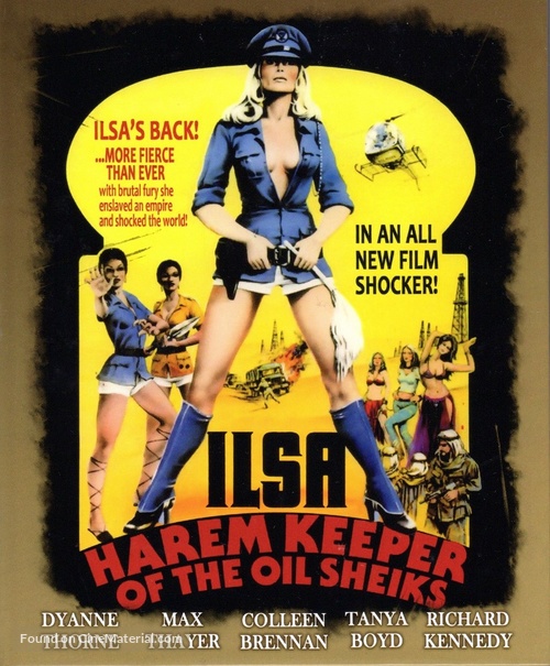 Ilsa, Harem Keeper of the Oil Sheiks - German Blu-Ray movie cover