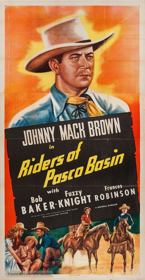 Riders of Pasco Basin - Re-release movie poster