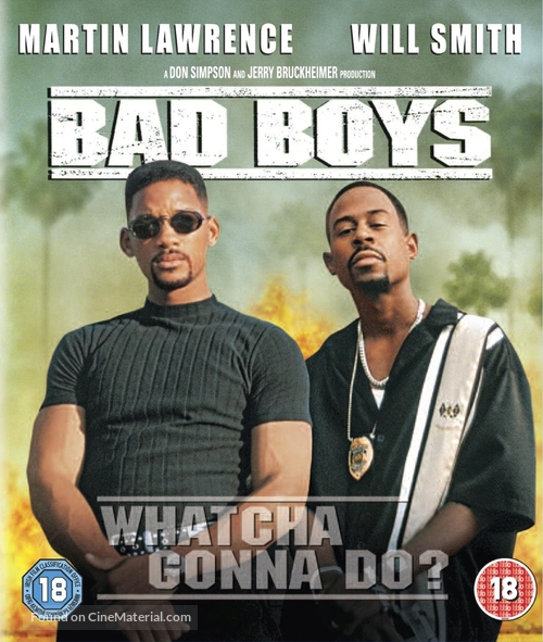 Bad Boys - British Blu-Ray movie cover