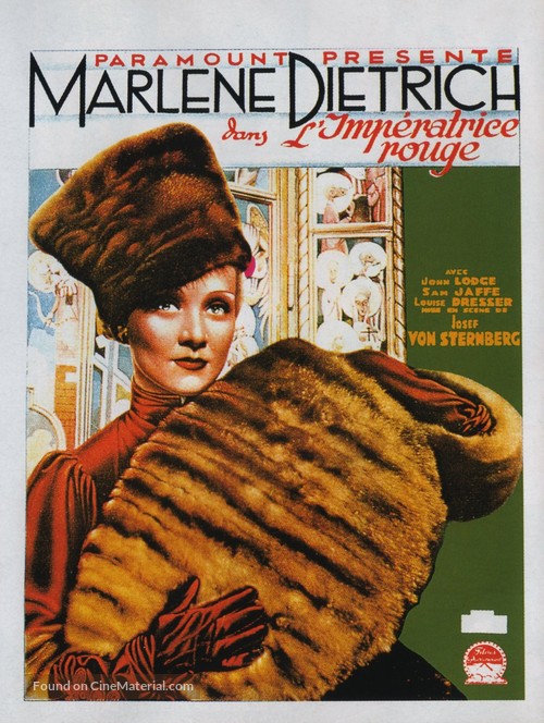 The Scarlet Empress - Belgian Movie Poster