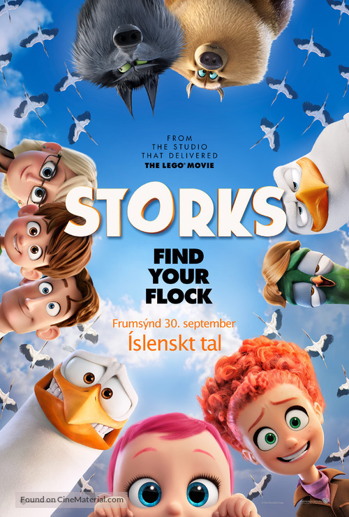 Storks - Icelandic Movie Poster