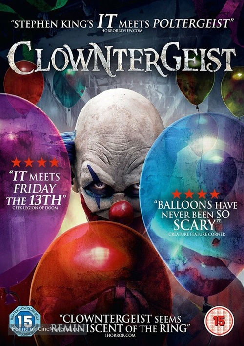 Clowntergeist - British Movie Cover