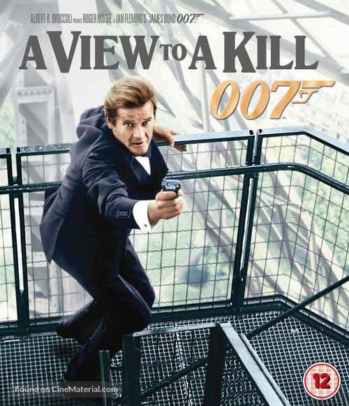 A View To A Kill - British Blu-Ray movie cover
