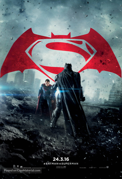 Batman v Superman: Dawn of Justice (2016) Brazilian movie poster