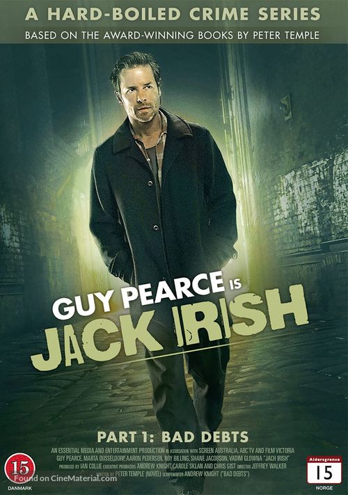 Jack Irish: Bad Debts - Danish DVD movie cover