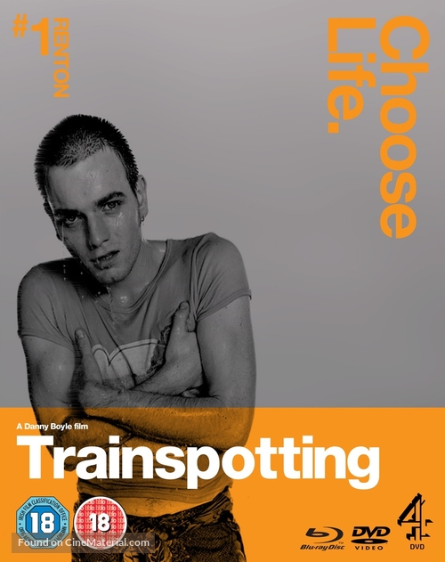 Trainspotting - British Blu-Ray movie cover
