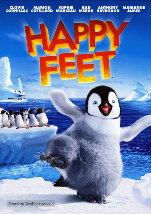 Happy Feet - French DVD movie cover