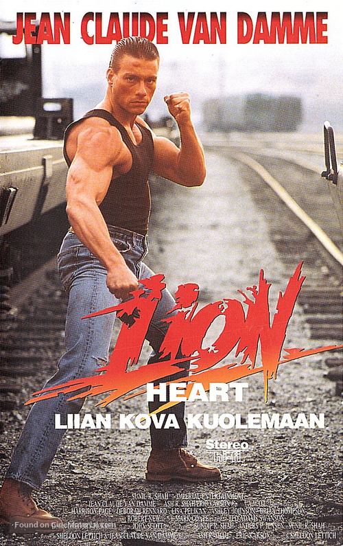 Lionheart - Finnish VHS movie cover