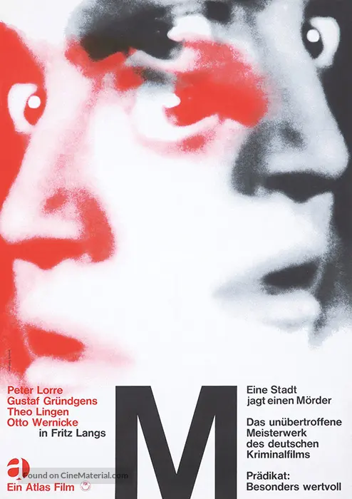 M (1931) German movie poster
