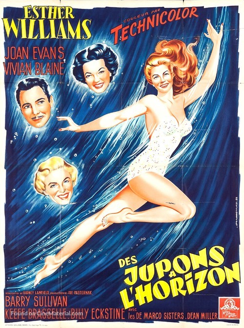 Skirts Ahoy! - French Movie Poster