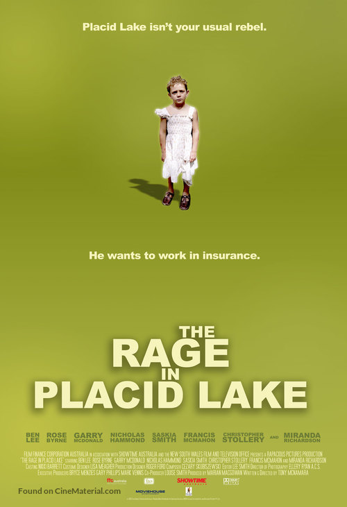 The Rage in Placid Lake - Australian Movie Poster