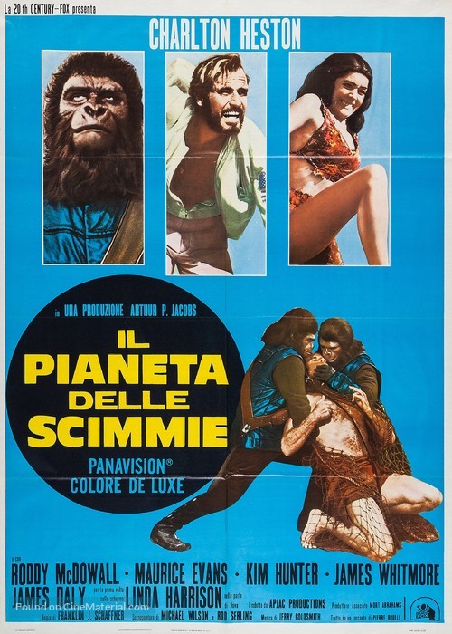 Planet of the Apes - Italian Movie Poster