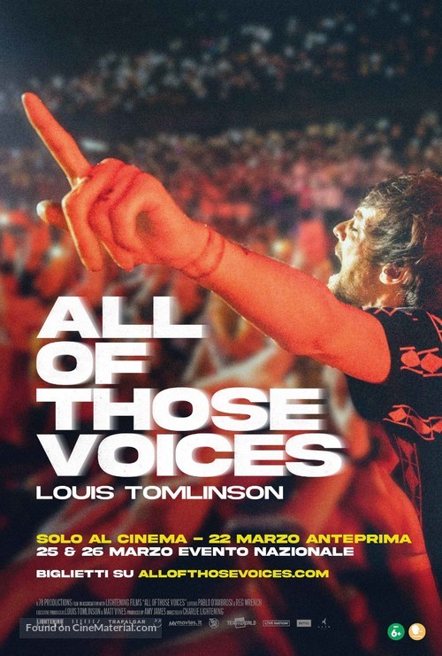 All of Those Voices - Italian Movie Poster