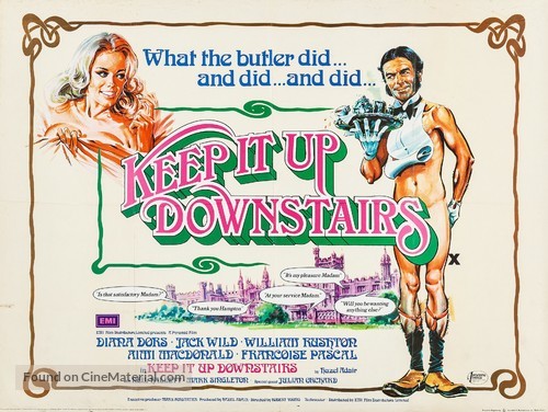 Keep It Up Downstairs - British Movie Poster