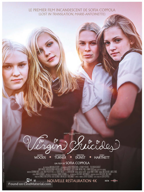 The Virgin Suicides - French Re-release movie poster