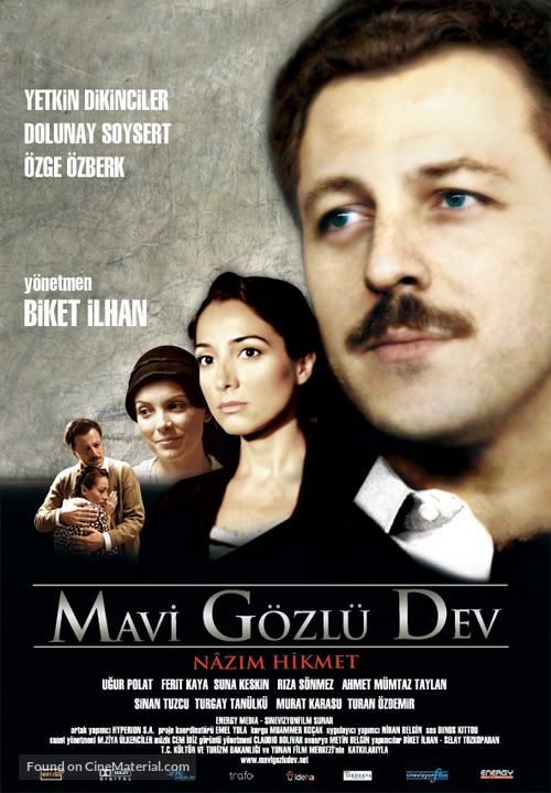 Mavi g&ouml;zl&uuml; dev - Turkish poster