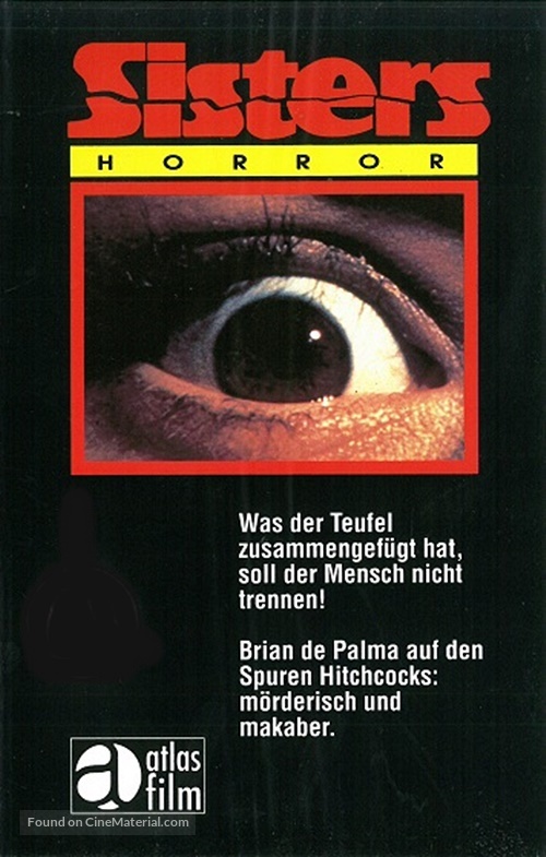 Sisters - German VHS movie cover
