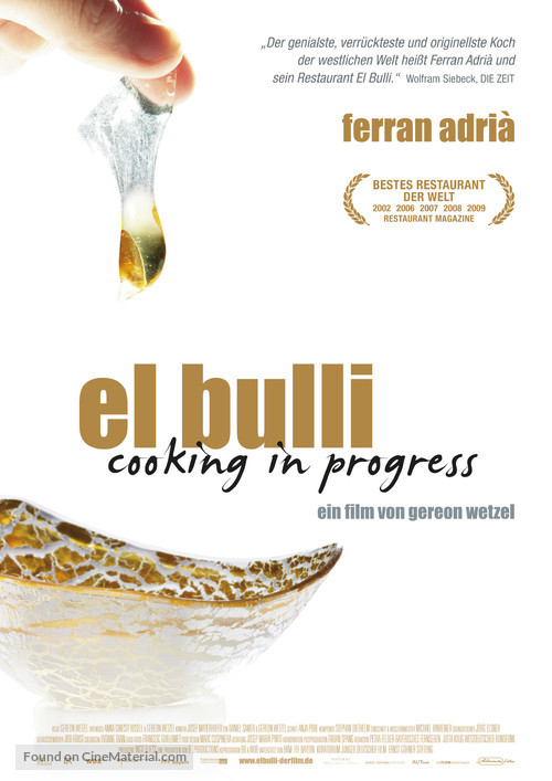 El Bulli: Cooking in Progress - German Movie Poster