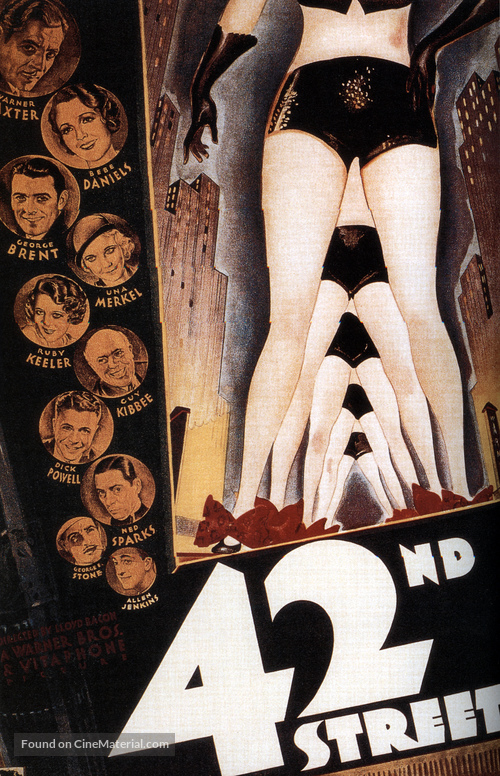 42nd Street - Theatrical movie poster