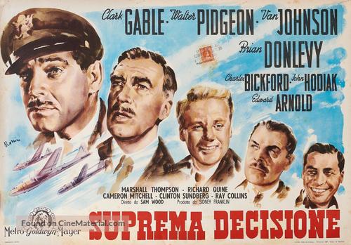 Command Decision - Italian Movie Poster