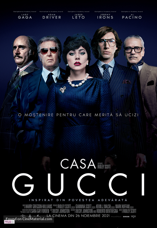 House of Gucci - Romanian Movie Poster