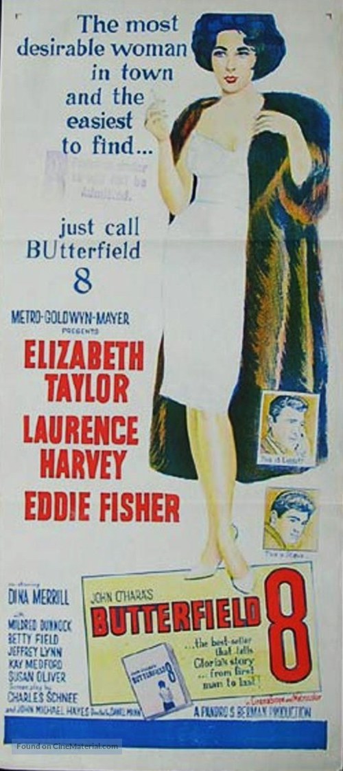 Butterfield 8 - Australian Movie Poster