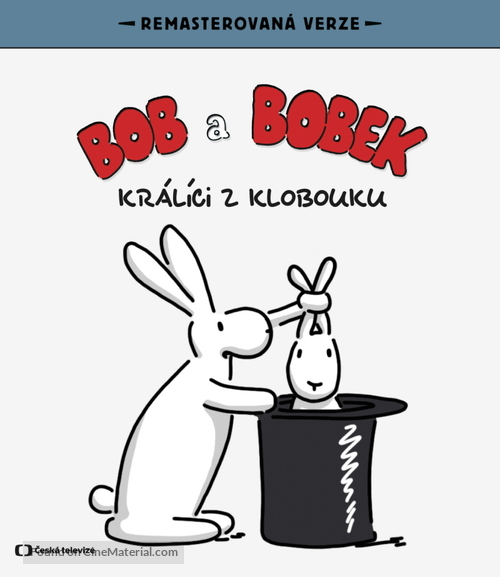 &quot;Bob a Bobek, kr&aacute;l&iacute;ci z klobouku&quot; - Czech Blu-Ray movie cover