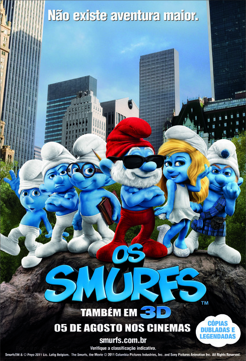 The Smurfs - Brazilian Movie Poster