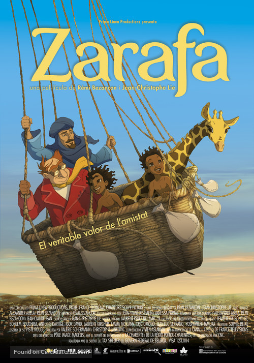 Zarafa - Andorran Movie Poster