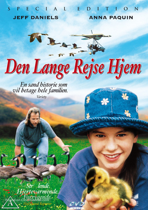 Fly Away Home - Danish DVD movie cover