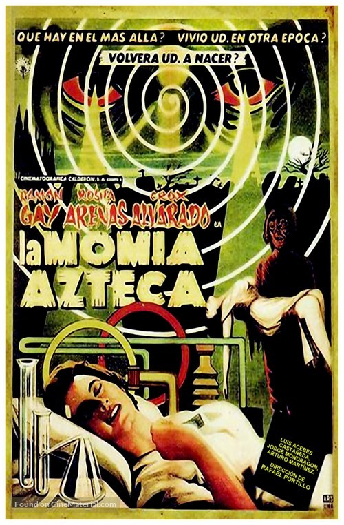 La momia azteca - Mexican Movie Poster