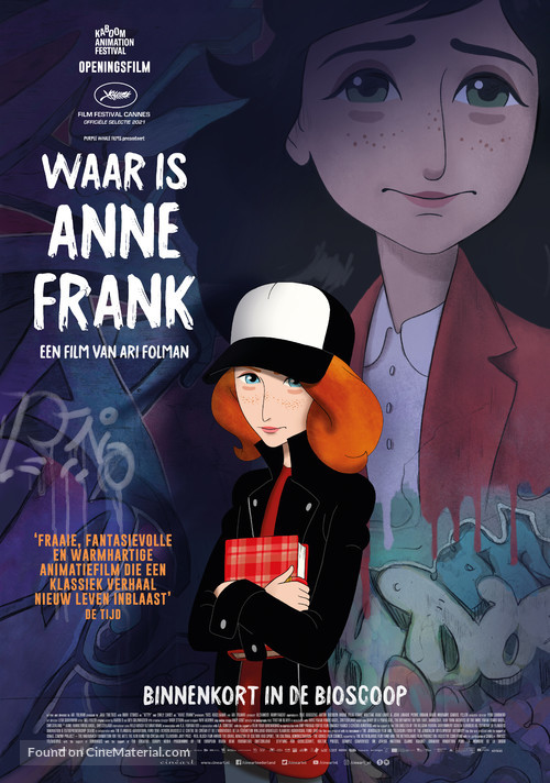 Where Is Anne Frank - Dutch Movie Poster
