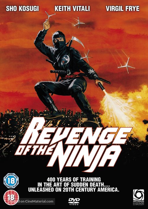 Revenge Of The Ninja - British Movie Cover