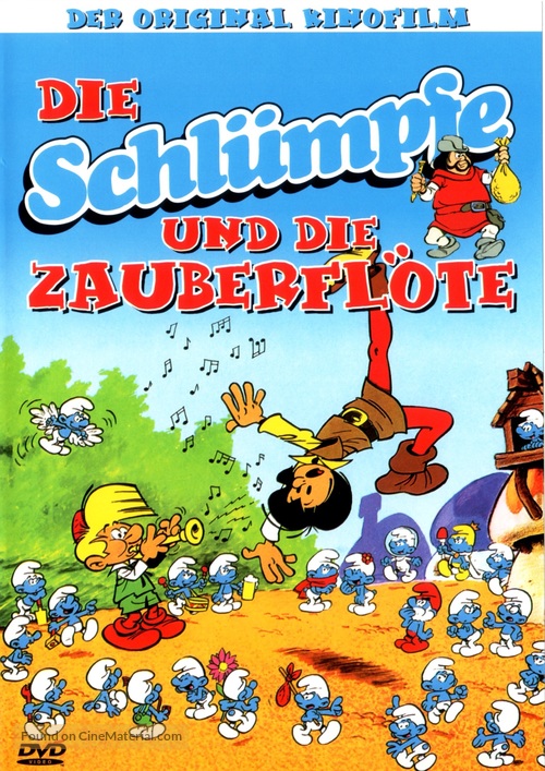 La fl&ucirc;te &agrave; six schtroumpfs - German DVD movie cover
