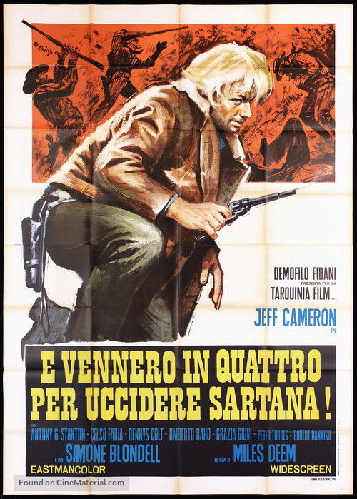 ...e vennero in quattro per uccidere Sartana! - Italian Movie Poster