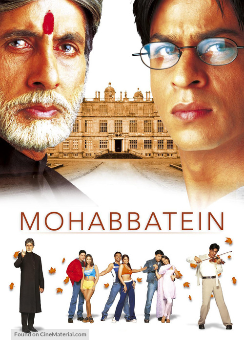Mohabbatein - DVD movie cover