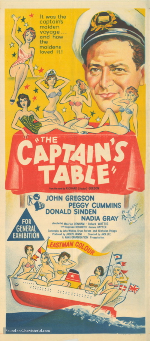 The Captain&#039;s Table - Australian Movie Poster