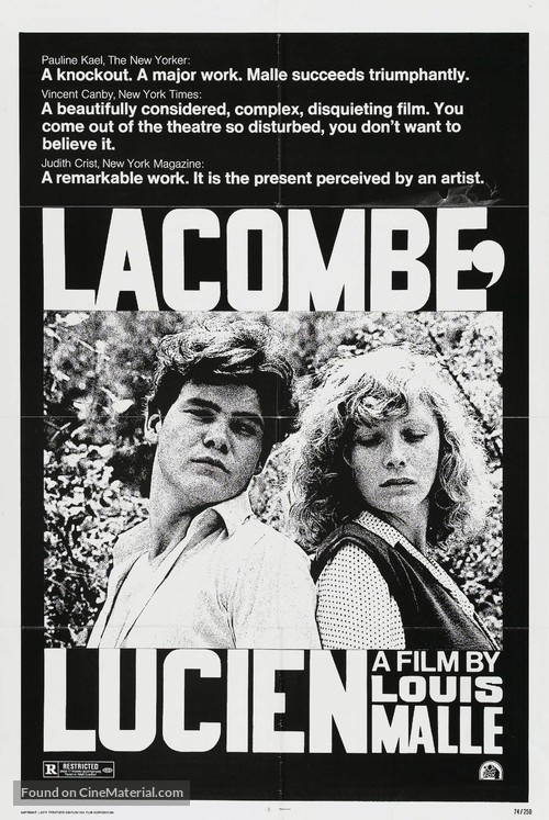 Lacombe Lucien - Movie Poster