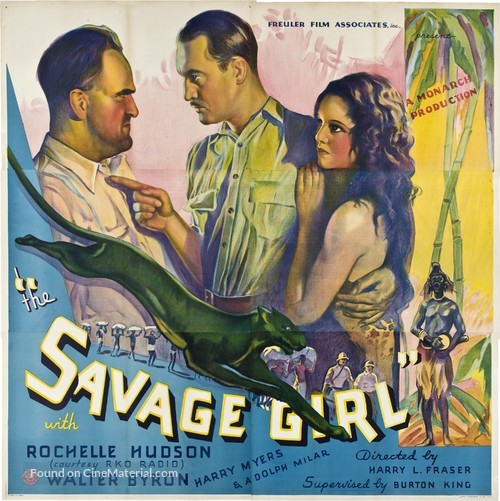 The Savage Girl - Movie Poster