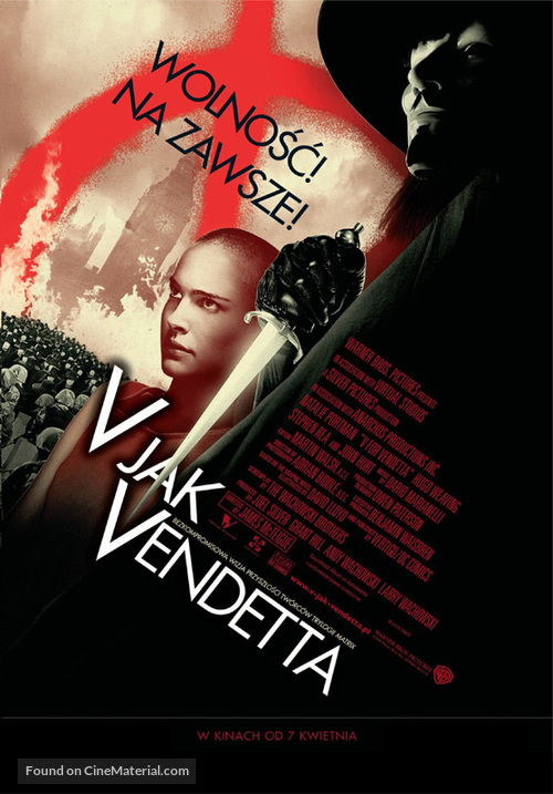 V for Vendetta - Polish poster