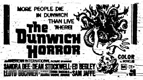 The Dunwich Horror - poster