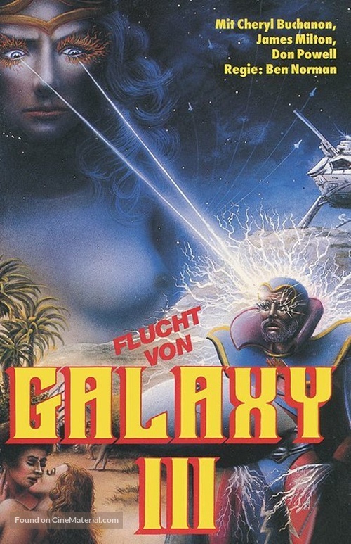 Giochi erotici nella terza galassia - German DVD movie cover