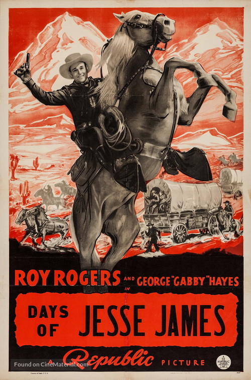 Days of Jesse James - Re-release movie poster