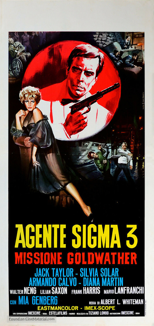 Agente Sigma 3 - Missione Goldwather - Italian Movie Poster