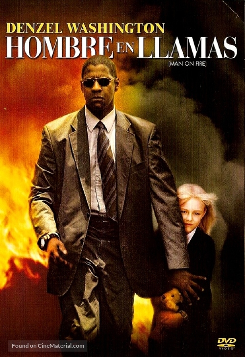 Man on Fire - Argentinian DVD movie cover